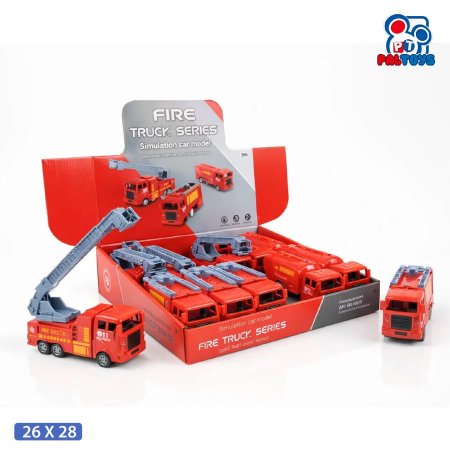 ستاند سيارة إطفاء فركشن 1/12