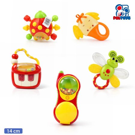 خراخيش بيبي اشكال مختلفة تبكيت ظرف