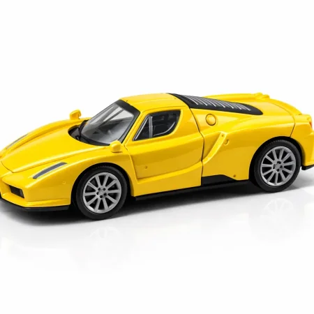 سيارة حديد سباق حجم صغير 1/74 بكس شفاف