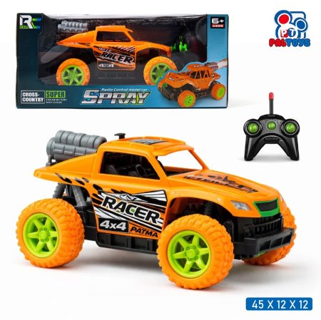 سيارة ريموت أوف رود مع دخان – عجلات كبيرة