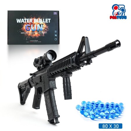 سلاح رشاش طلقات جل كهربائية نمطM416  Long Rifle Edition ناظور قلاب