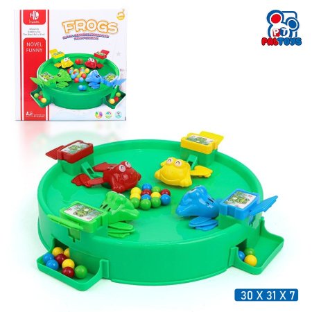 لعبة الضفادع الجائعة (لعبة جماعية تلتقط الكرات) FROGS