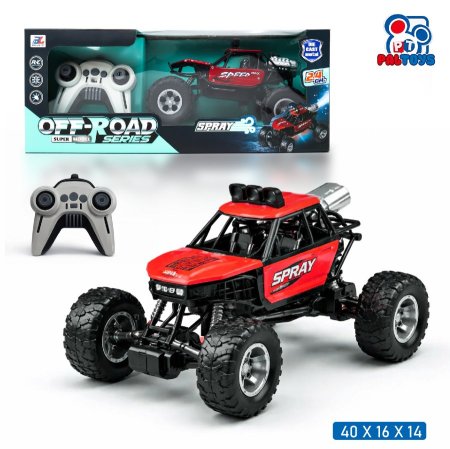 سيارة ريموت أوف رود مع دخان (تسلق/مونستر) – عجلات كبيرة