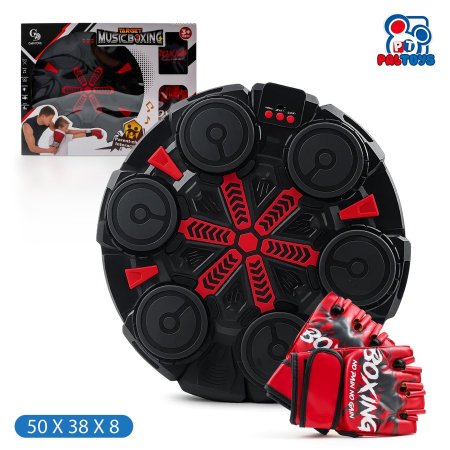 هدف ملاكمة تفاعلي مع موسيقى USB وقفازات