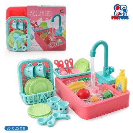 حوض جلي حنفية ماء وادوات مطبخ