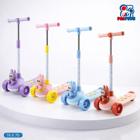 سكوتر أطفال 3 عجلات – ثابت وآمن مع تصميم لابوبو