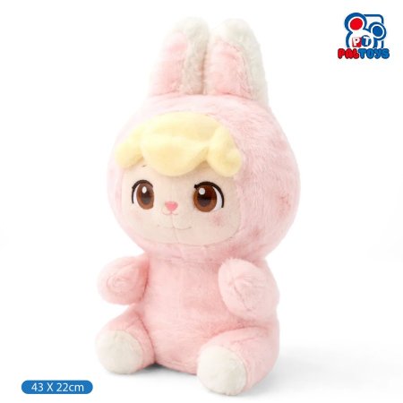 ارنوب لابوبو فرو مخملي ناعم جداً – قياس 45 سم