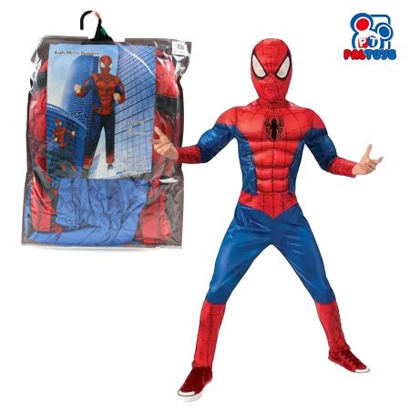 لباس تنكري سبايدر مان للأطفال – بدلة كاملة مع قناع