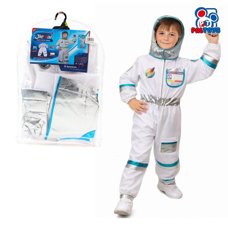 لباس تنكري رائد فضاء للأطفال – زي كامل مع خوذة