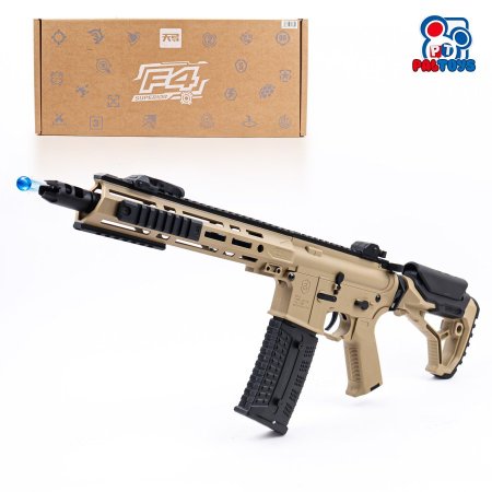 بندقية جل مائي AR-15 F4 كهربائية صحراوي عظم متقل