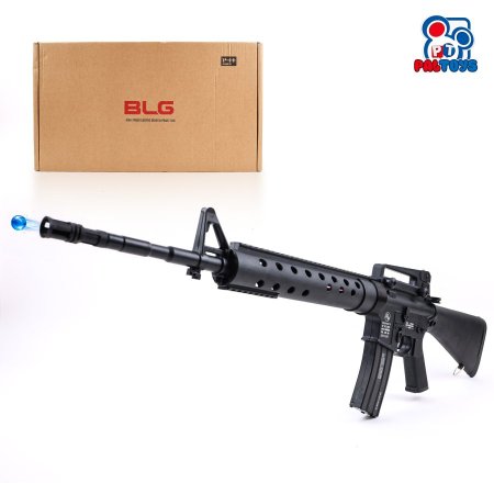 رشاش M16 orbeez طويلة مخرمة عظم متقل طلقات طلقات جل اسود