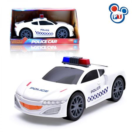 سيارة الشرطة Police Car التفاعلية . صوت . إضاءة تعمل عن طريق الدفع باليد