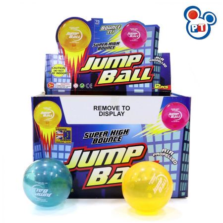 الكرة المطاطية المجنونه Jump ball الوان متعدده - تقفز لغاية 23 متر